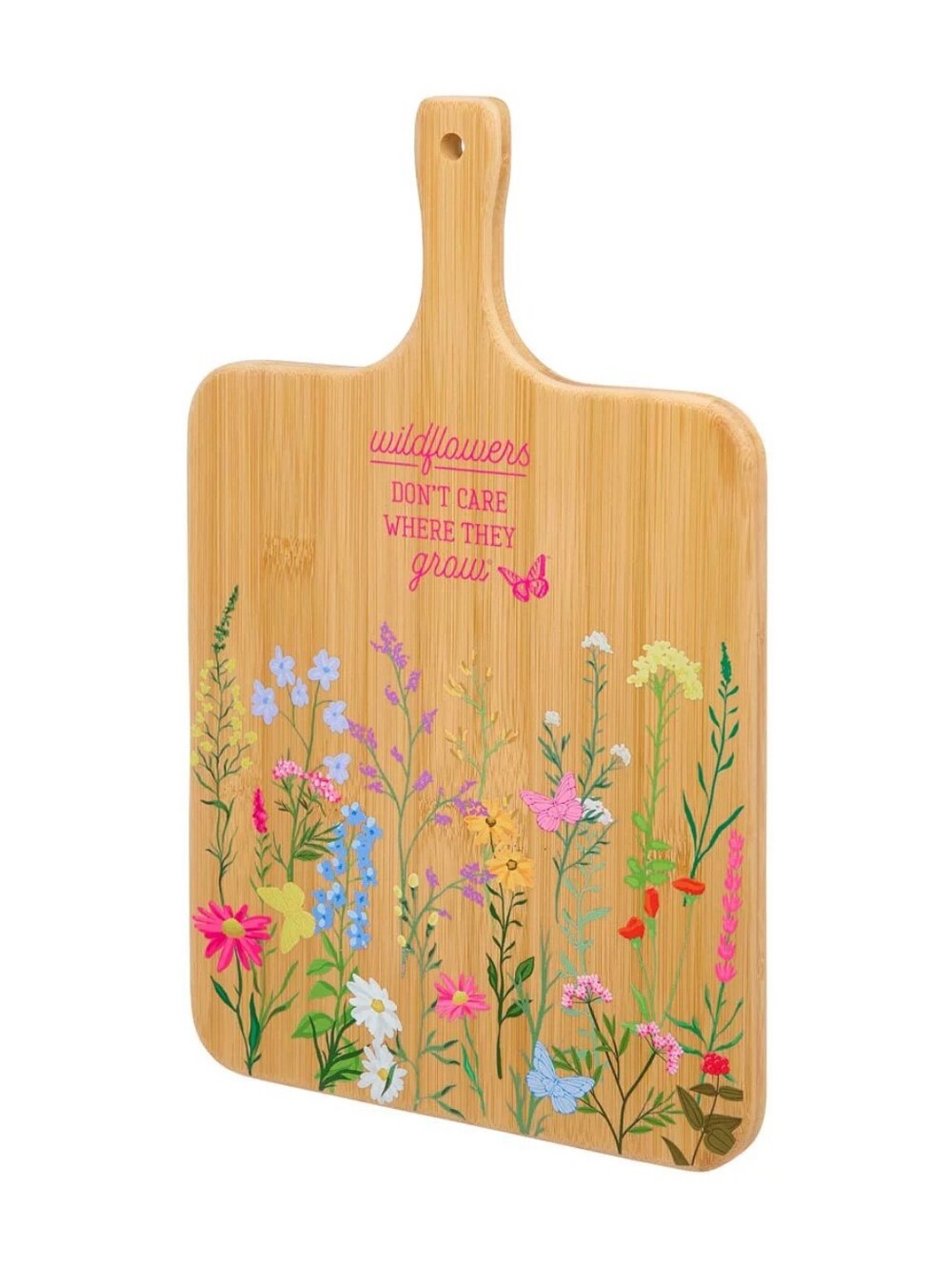 Dolly Parton Wood Cutting Board 'Wildflowers Don't Care Where They Grow' - Picture 3 of 6